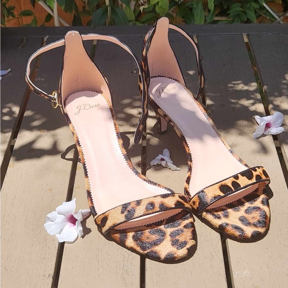 J. Crew Shoes - J. Crew Haircalf Simple Slingback Sandal in Rich Mahogany Size 10